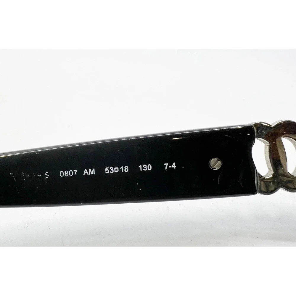 Jimmy Choo Eyeglasses Womens Black Crystal Logo 53-18-130
